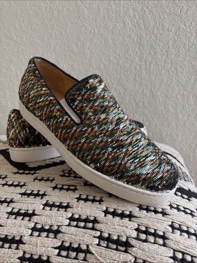Christian Louboutin “Roller-Boat”  Slip-On Shoes